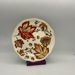 Better Homes &‎ Garden Harvest Cream Mist Salad Accent Plate